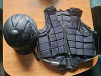 Kamizelka jeździecka + kask
