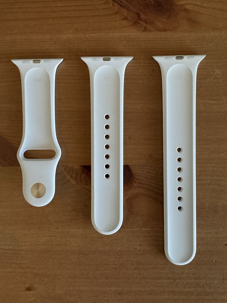 Bracelet Apple Watch pack S/M M/L original cor branco