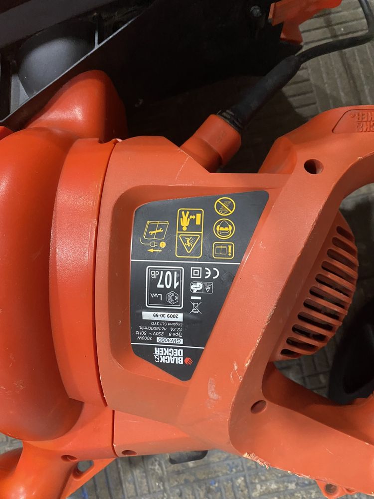 Садовий пилосос садовый пылесос black&decker