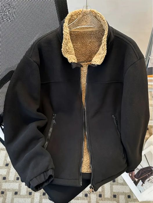 Чоловіча куртка - толстовка з екохутром.