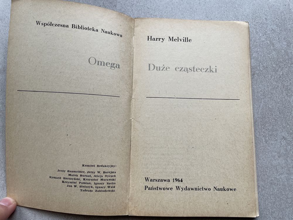 „Duże cząsteczki” Harry Melville