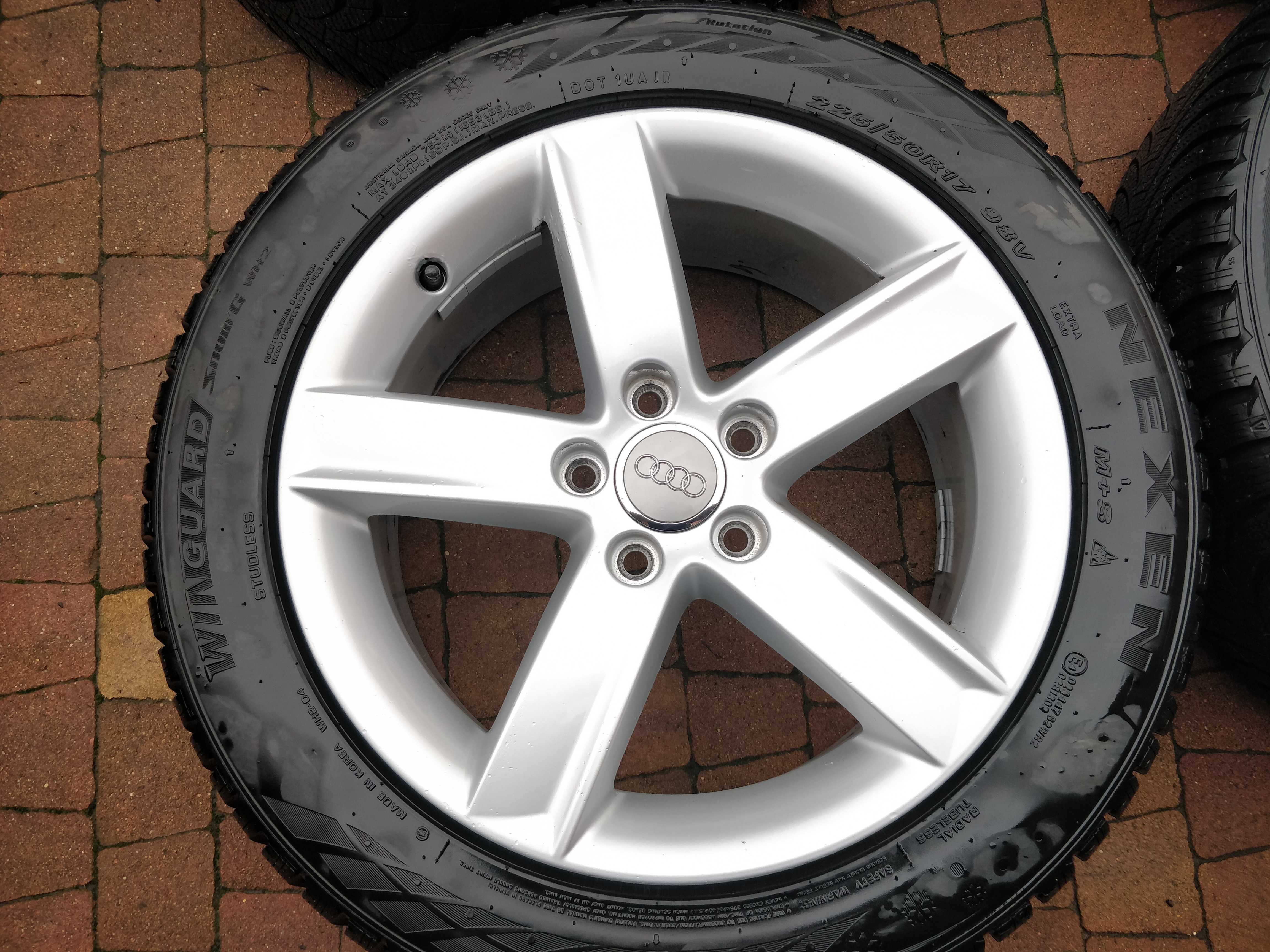 3380. Alufelgi 17" Audi A4 B8 B9 oryginalne 5x112 7J ET46