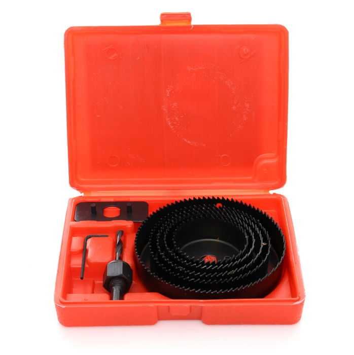 OTWORNICE do DREWNA zestaw 8 el. od 64-127mm akcesoria KD10279