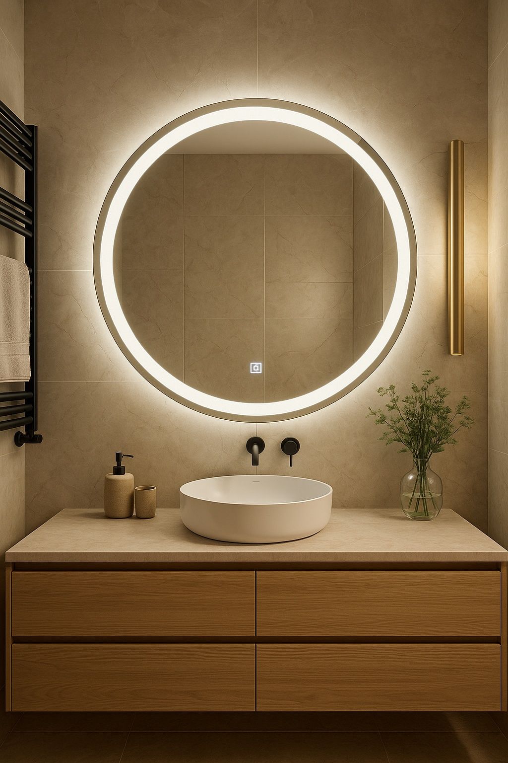 Lustro podswietlane led 100 cm