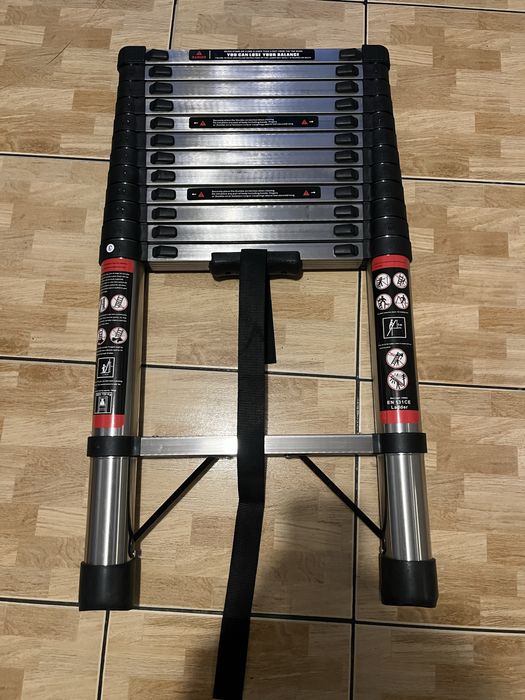 Drabina teleskopowa 3.8m nowa