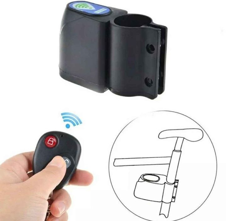 Alarmes com comando para bicicletas, mobilettes