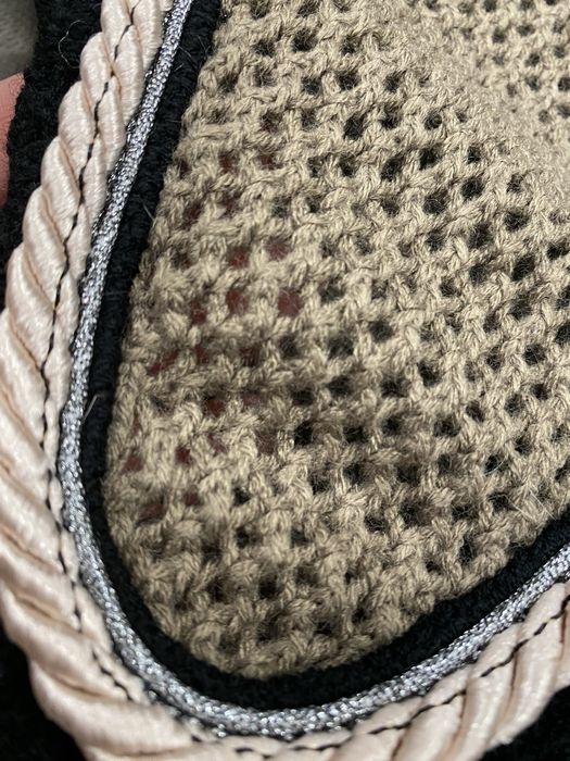 Welurowy komplet czaprak plus nauszniki VS full