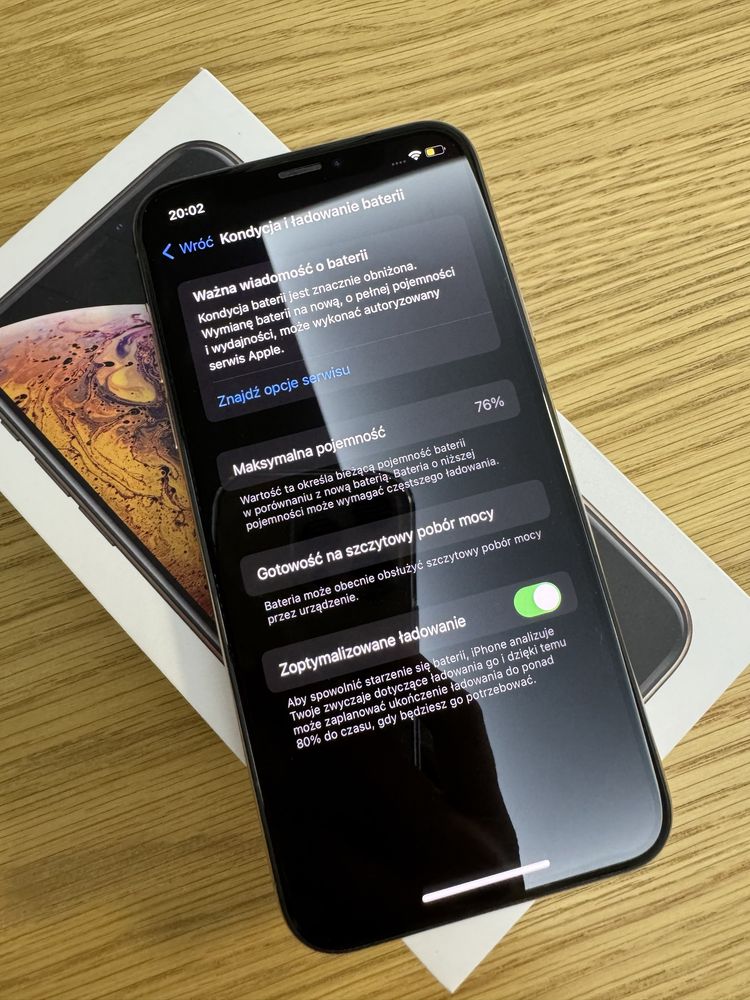 Iphone XS 64 GB złoty
