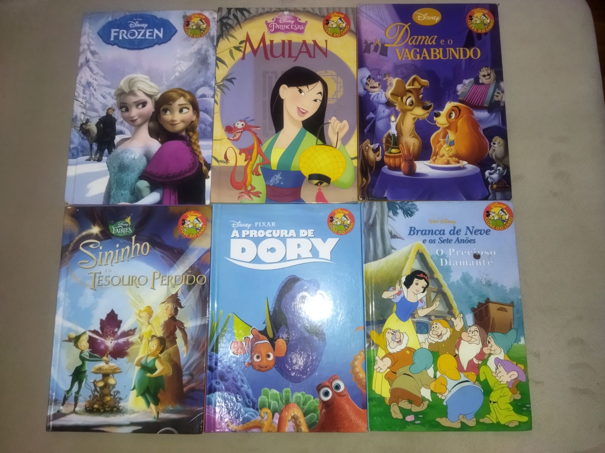Livros Disney 6 por 4€