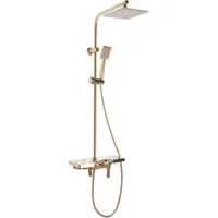 Conjunto de chuveiro  DOURADO 45X40X105CM