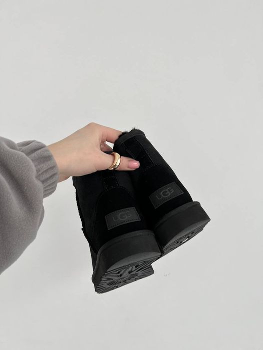Уги Мужские UGG Mini Black (Замша)