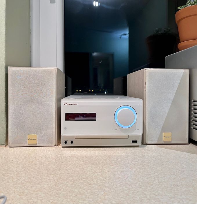 Pioneer x-cm31-w micro wieża pilot rds USB FM CD AUX