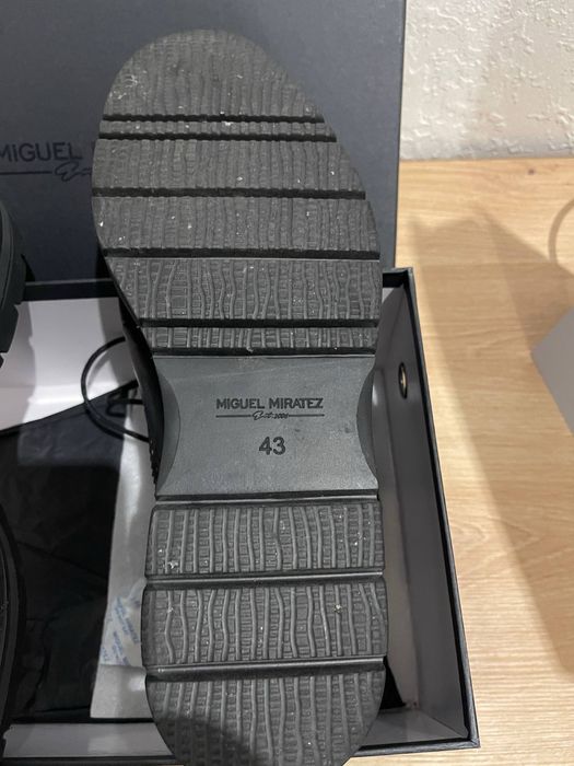 Кожаные туфли, мужские туфли 43 размер