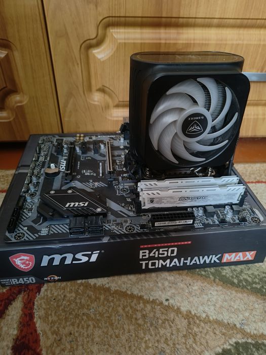 Комплект Ryzen 7 3700X MSI B450 2x16GB Кулер на 6 трубок