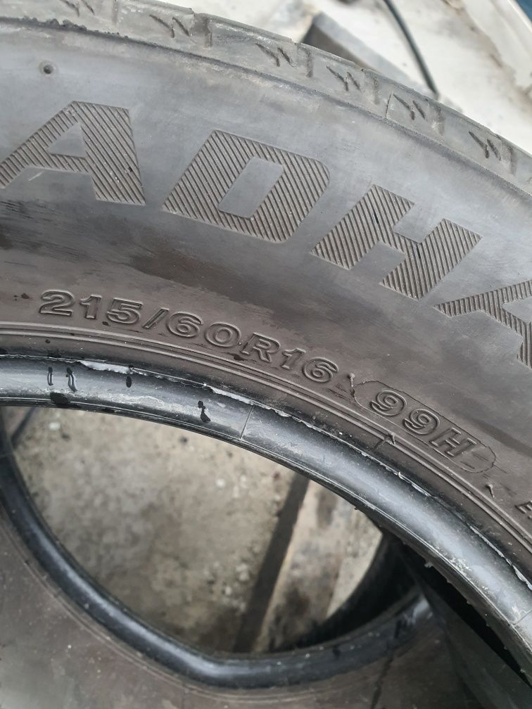 Шини літні Firestone Roadhawk R16 215/60 2шт-2000грн.ID 1222