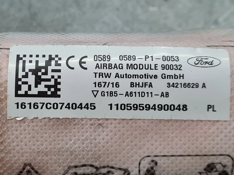 Airbag banco esquerdo FORD Ka+