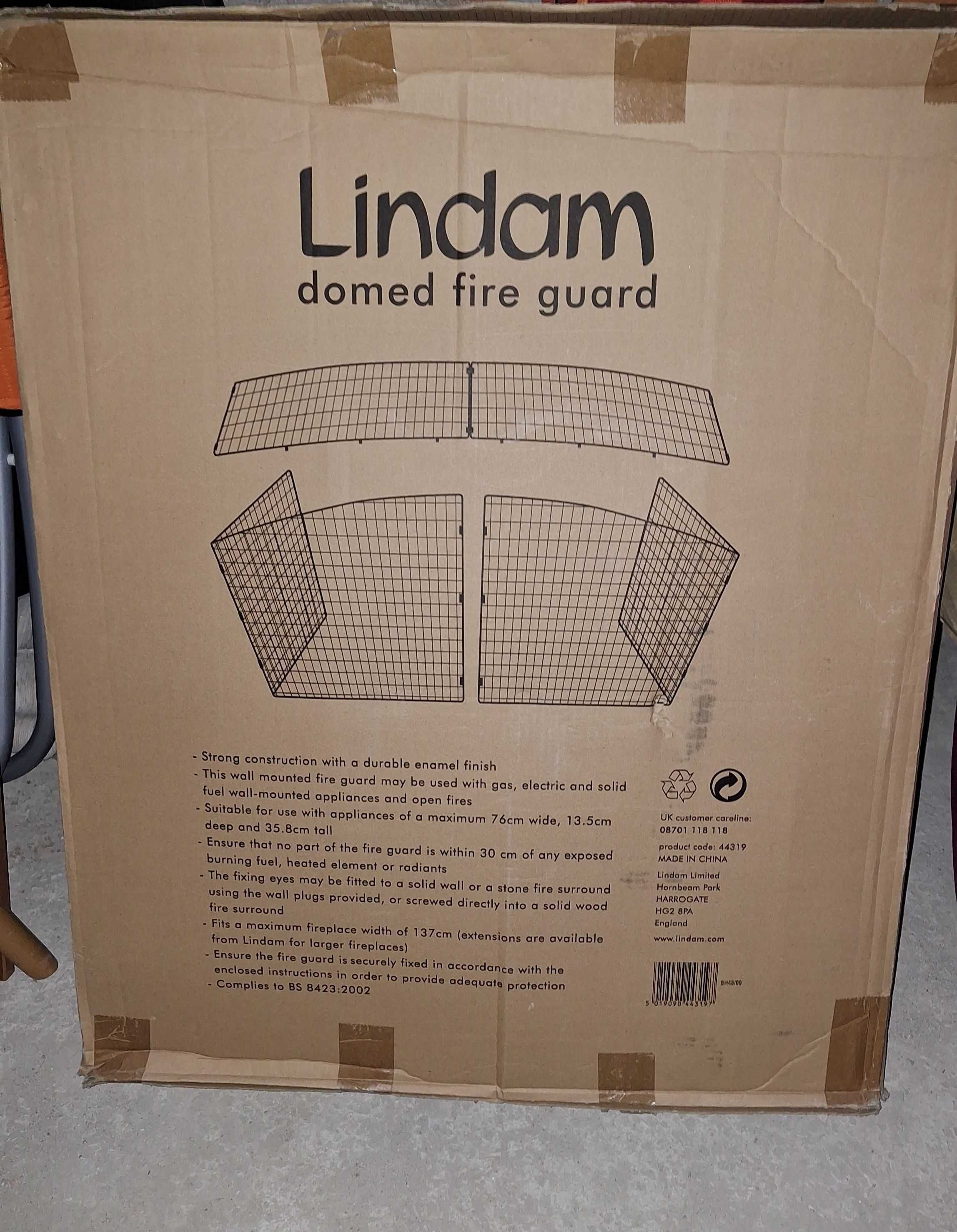 Protetor de lareira Lindam Domed Fireguard