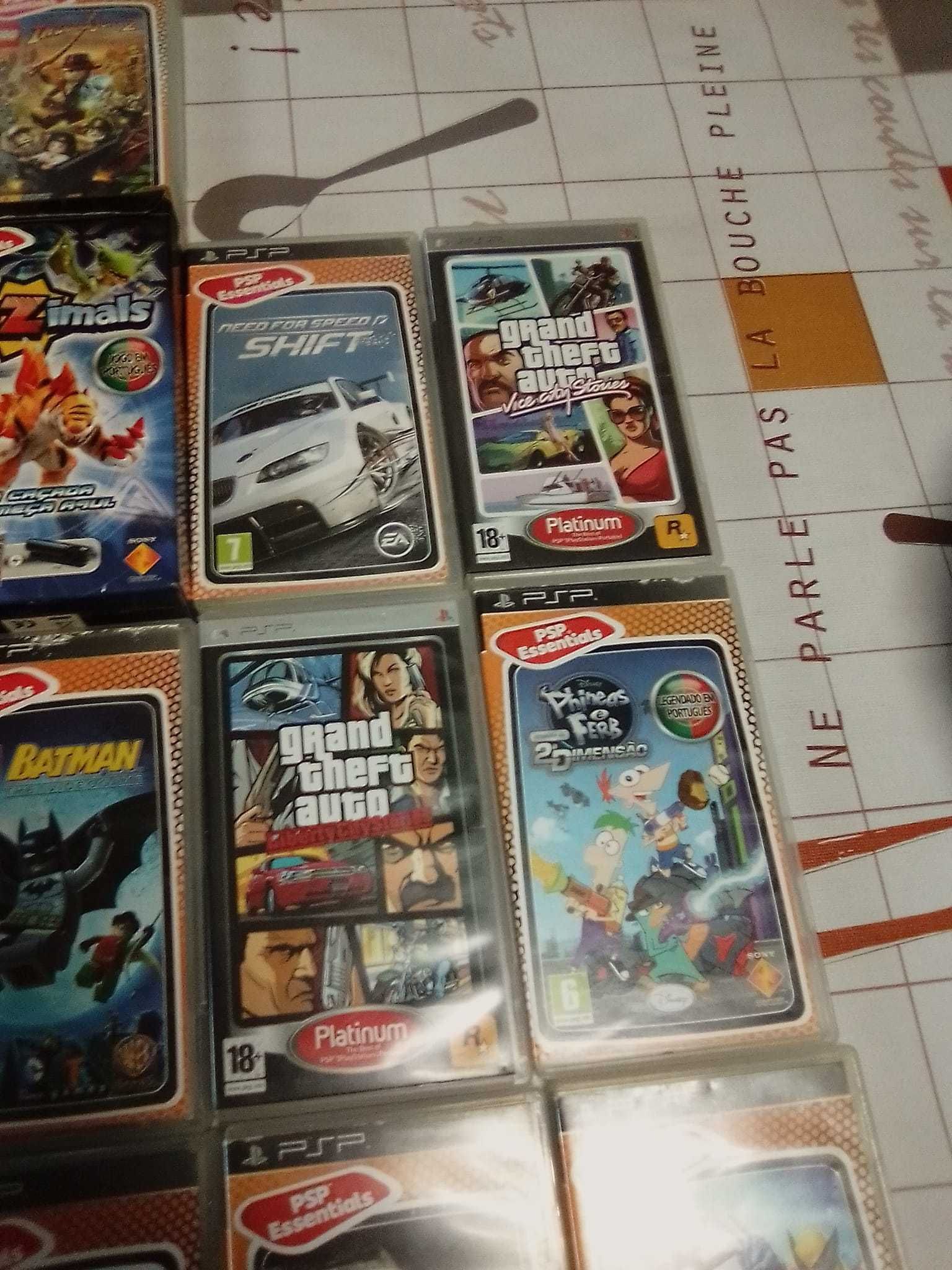 Conjunto de 14 Jogos para PSP portátil