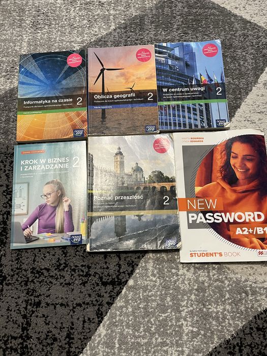 książki do klasy 2 liceum technimum