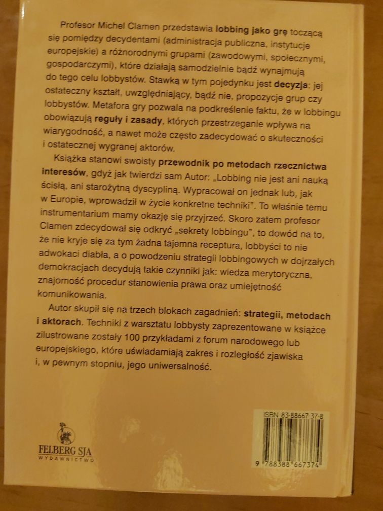 Lobbing i jego sekrety.  Michel Clamen. NOWA