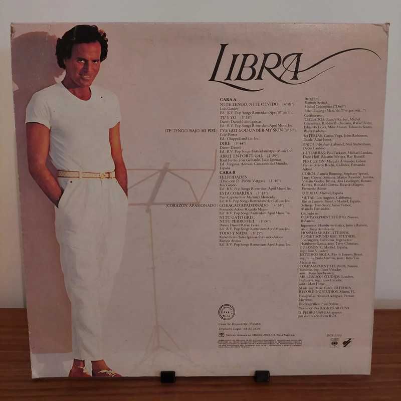 Disco vinil LP Julio Iglesias – Libra