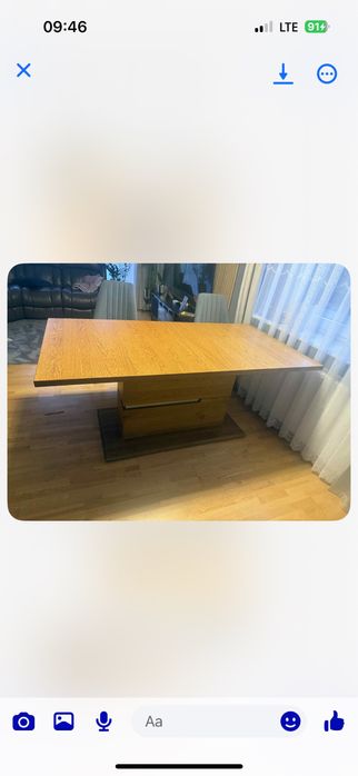 Meble stół i szafka rtv