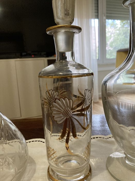 Garrafas de cristal