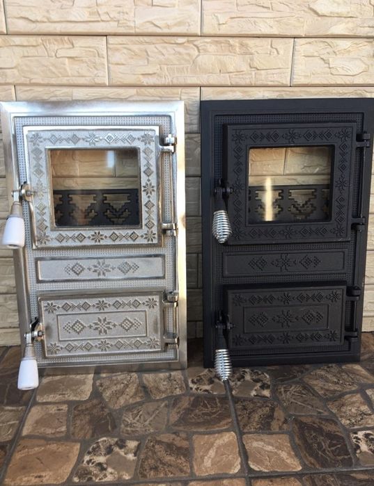 Дверки барбекю,печная дверца ,пічні  дверцята, дверці зі склом,камин