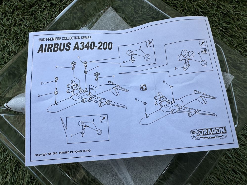 TAP Airbus A340 escala 1:400