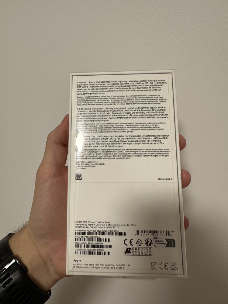 Nowy iPhone 11 64gb White/biały