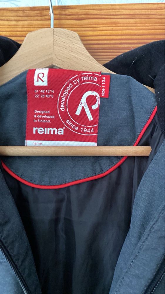 Зимова куртка пуховик Reima Leena, 134 розмір