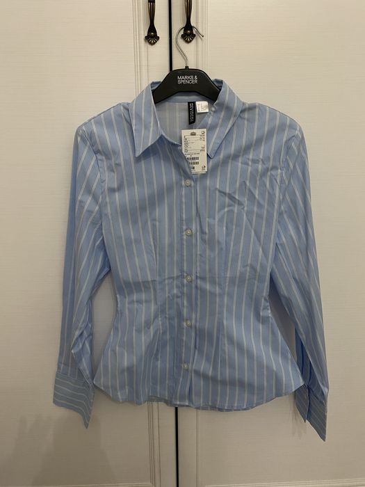 Рубашка/блузка/сорочка у смужку h&m