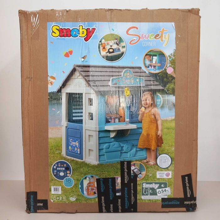 Smoby 810718 Domek ogrodowy Lodziarnia Powłoka UV Sweety Corner 1