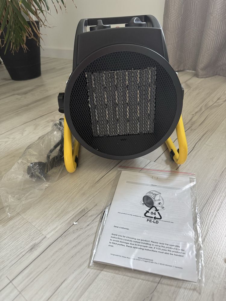Nagrzewnica elektryczna Masko 3 kW warsztatowa