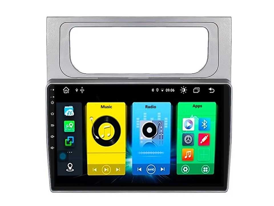 Radio samochodowe Android Volkswagen Touran (10.1", silver) 2011.-2015