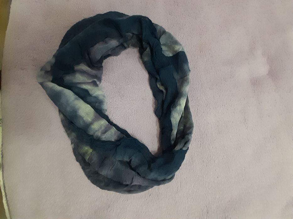 Szalik/ Komin atramentowo- fioletowy. Unisex