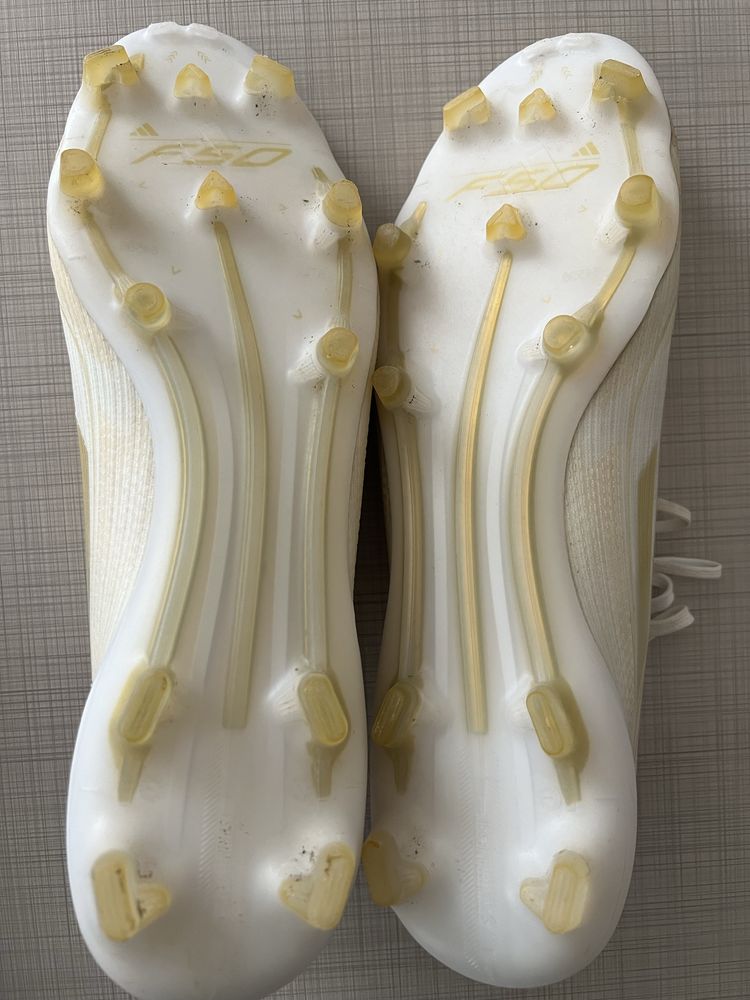 Adidas F50 Elite FG Adizero White gold