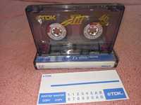 Аудиокассеты TDK T1 90 (Япония) в идеальном состоянии