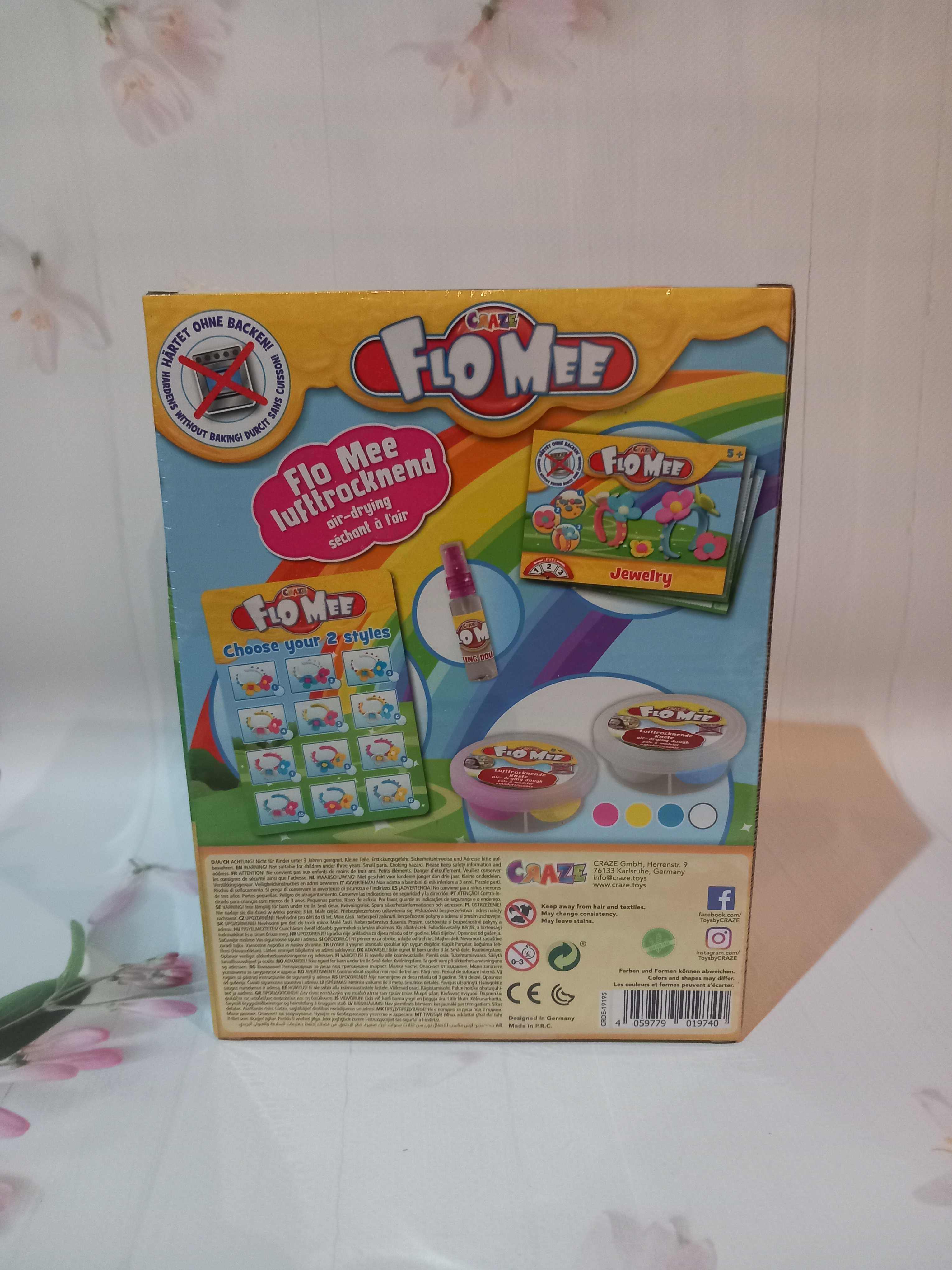 CRAZE FLO MEE Zestaw do robienia biżuterii z modeliny