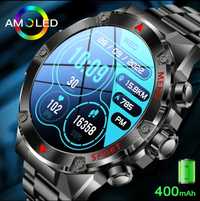 Nowy smartwatch 1,43 cala podwójny wyświetlacz,Amoled