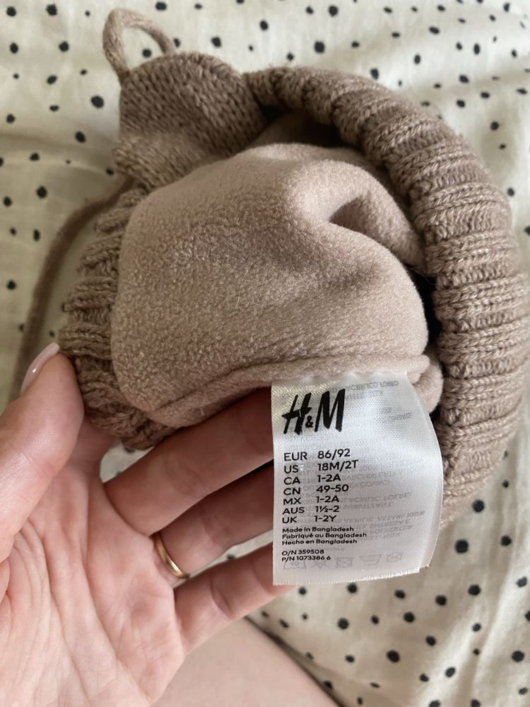 Шапка тепла H&M на флісі