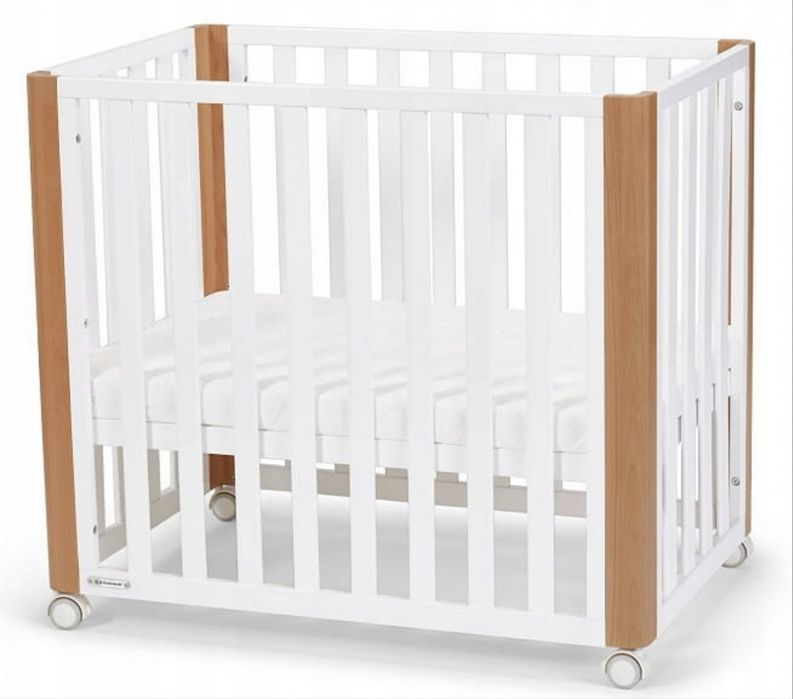 Kinderkraft - Łóżeczko drewniane Koya