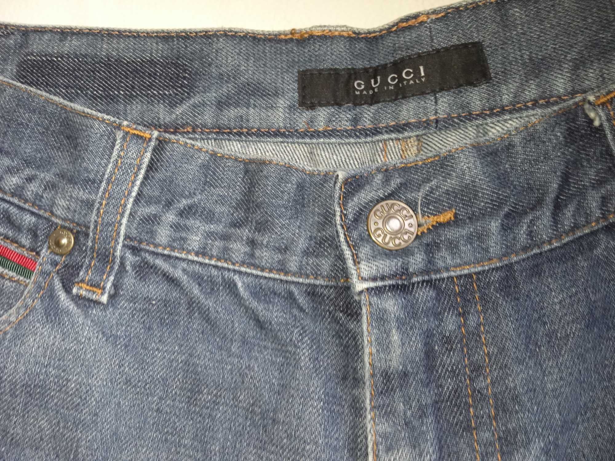 Gucci jeansy 100% oryginalne wysoki stan sklep 1700 zł-38/40