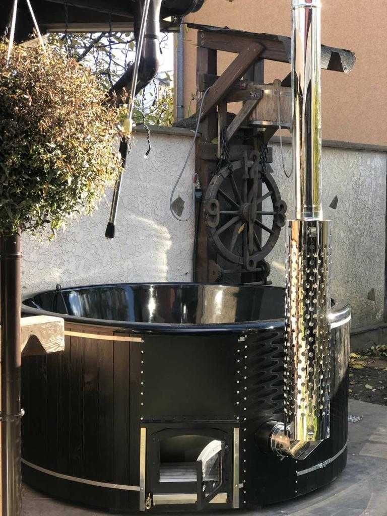 Balia Ogrodowa Jacuzzi SPA Hot Tub  Gorąca Beczka Bania Wellness