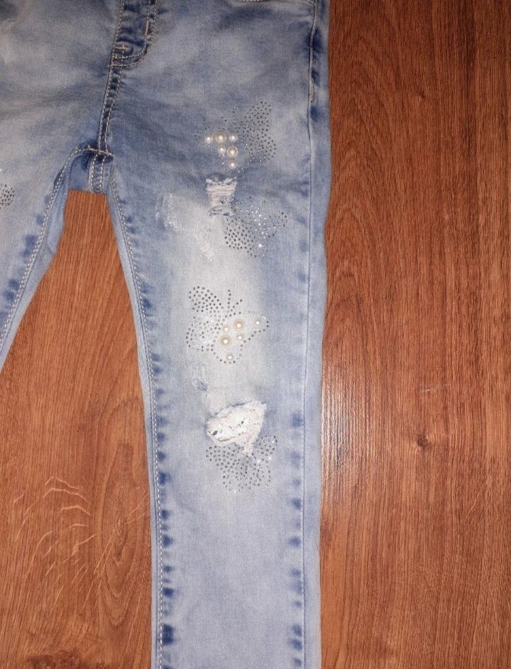 Spodnie jeans na dziewczynke