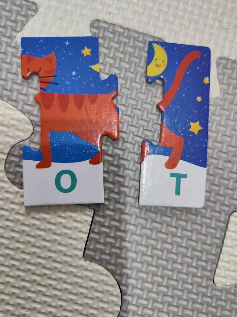 Układanka edukacyjna słowa puzzle Clementoni