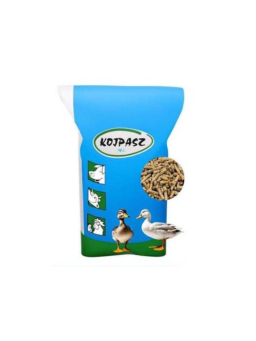 PASZA dla kaczek GRANULAT od 4 do 8 tygodnia życia - 25 kg KOJPASZ