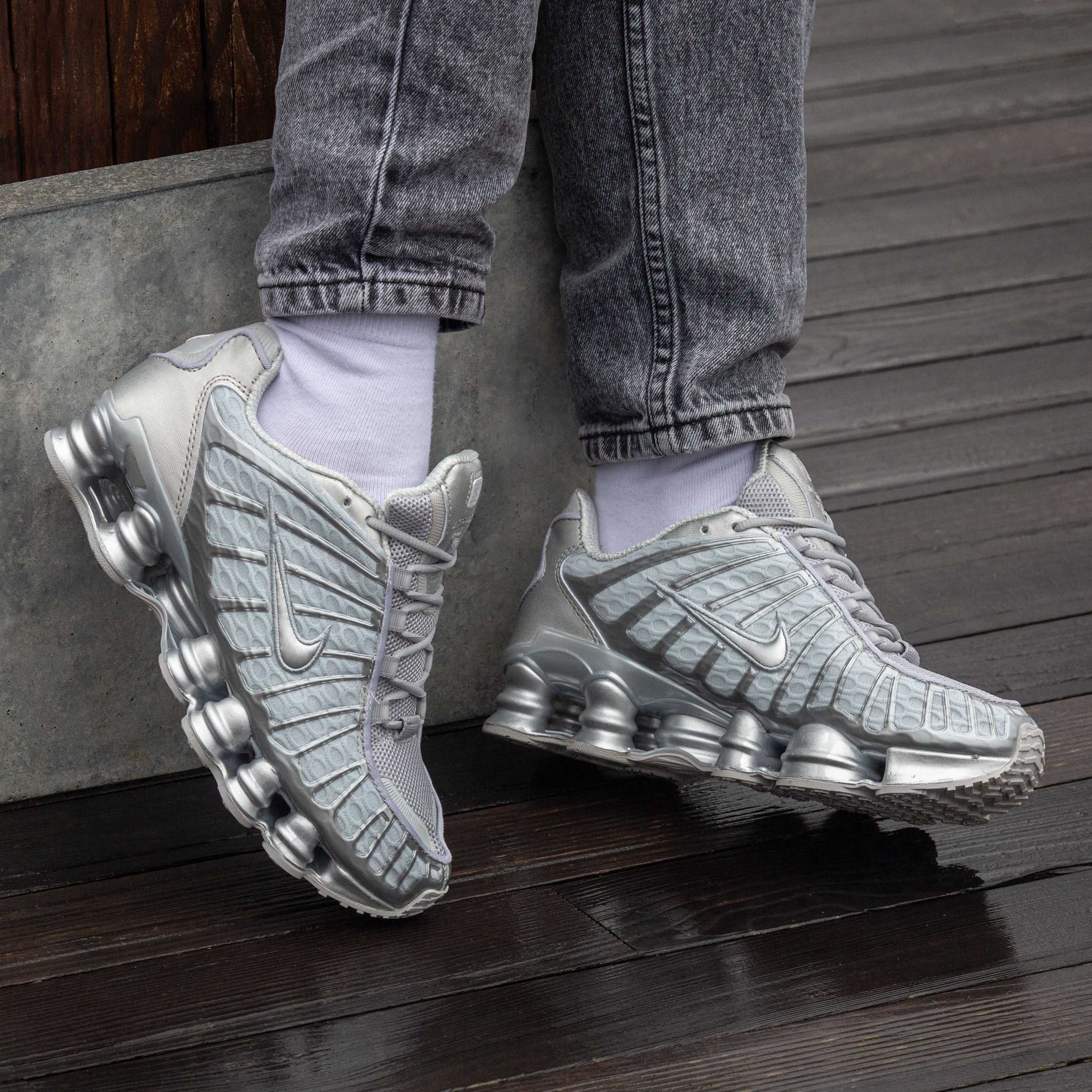Кросівки Nike Shox TL Dark Silver premium
