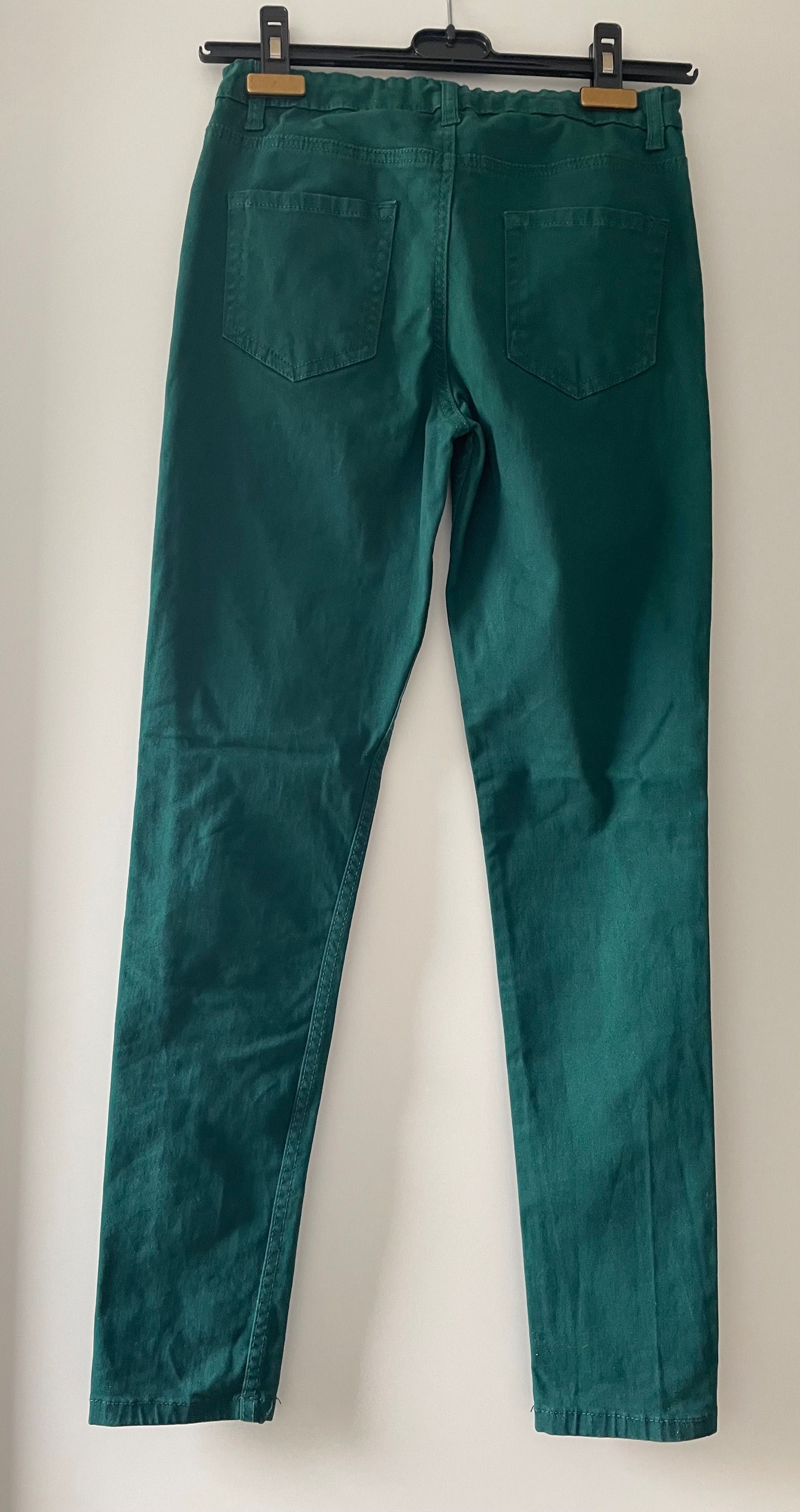 Calças ganga verdes, zippy,13-14