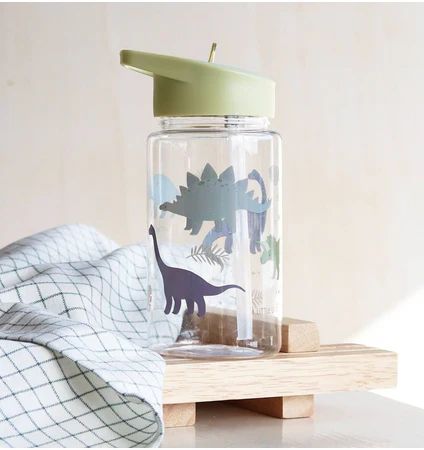 Garrafa Infantil Dinossauros com Palhinha – A Little Lovely Company